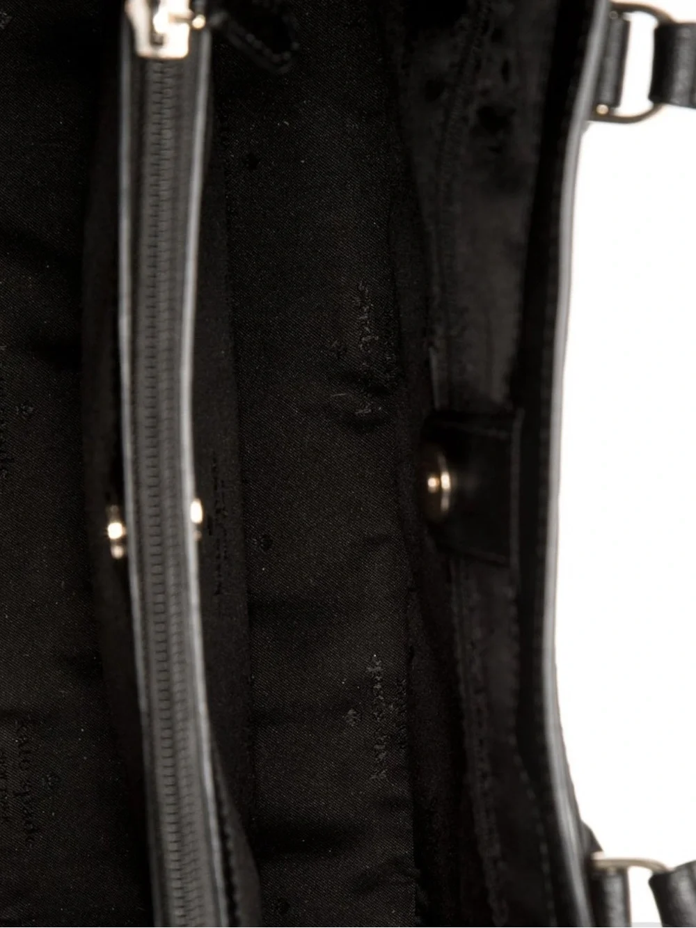 kate spade Black Leather Shoulder bag with Adjustable Strap